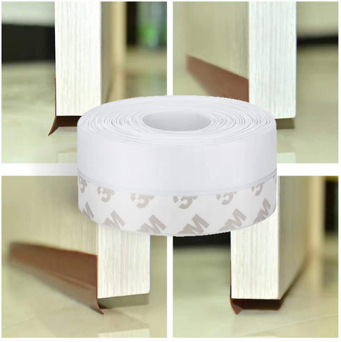 Silicone Strong Adhesive Non-drying Door Bottom Sealing Strip. (1.8 M)